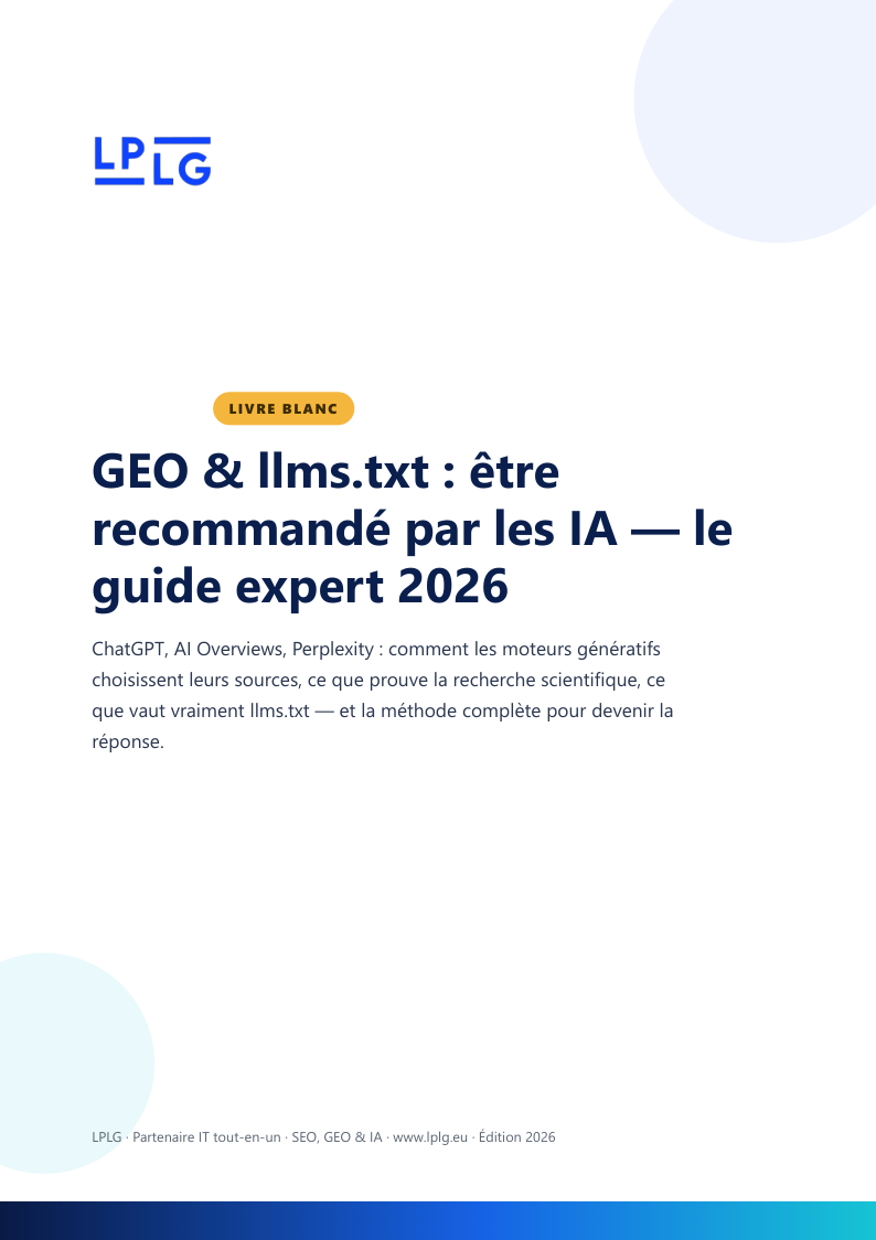 Couverture du livre blanc GEO et llms.txt 2026 — LPLG